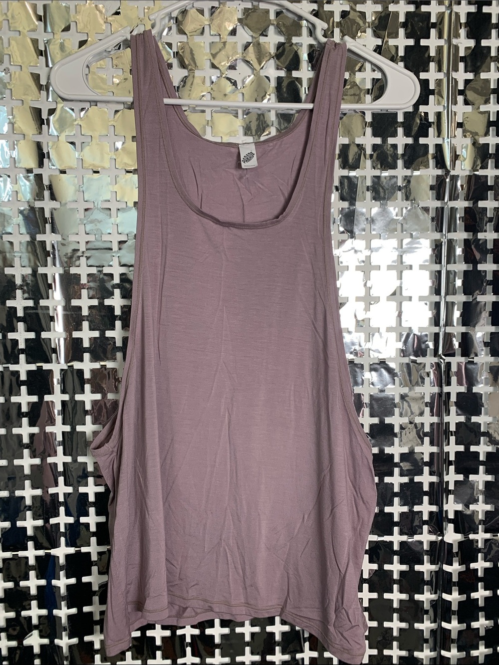 Parade Sleeveless Scoop Tank Top in Mauve